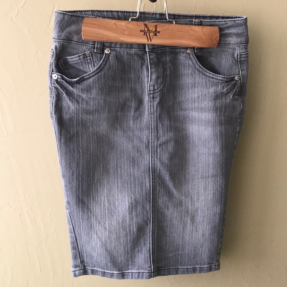 DKNY denim skirt